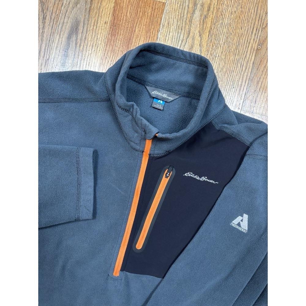 Eddie Bauer First Ascent Men's Cloud Layer Pro 1/4-Zip Pullover Size Large‎ Gray